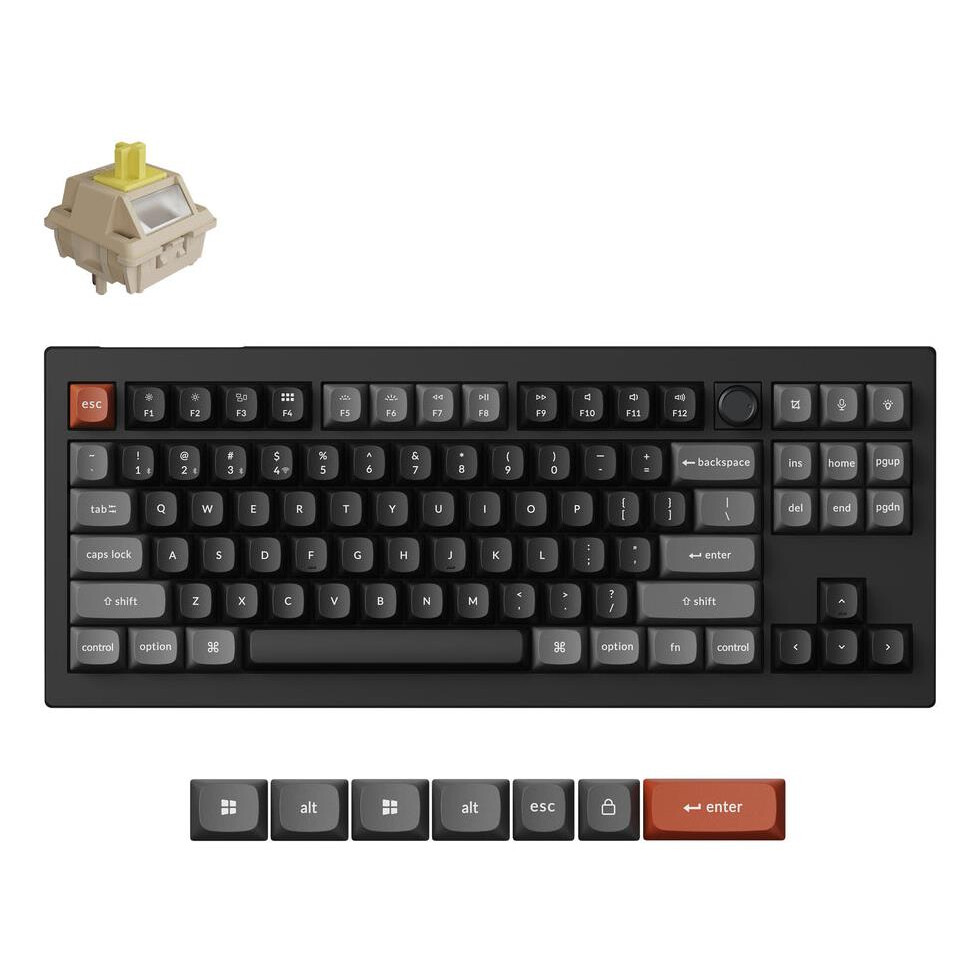 Tastatūra KEYCHRON WRL V3 ULTRA/BLACK (V3U-D4)