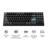 Tastatūra KEYCHRON WRL Q3 ULTRA/BLACK (Q3U-M4)