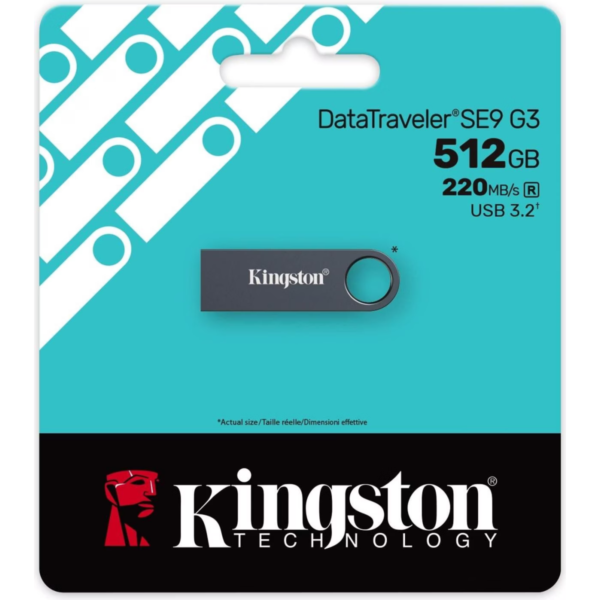 USB zibatmiņa Kingston DataTraveler SE9 G3 512GB dark nickel (KE-U2X512-1AC) - foto 4