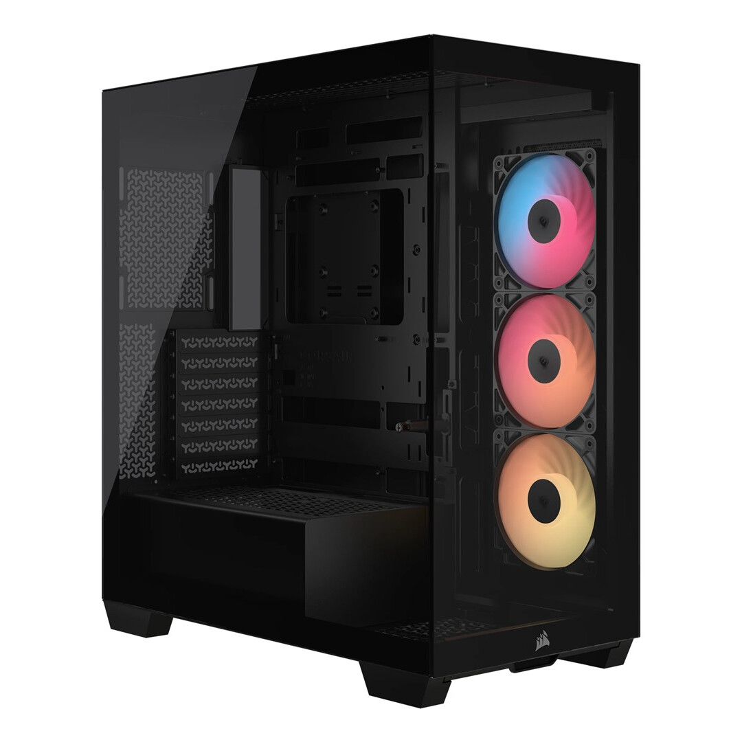 Datoru korpuss Corsair 3500X RS-R ARGB Midi Tower Black (Corsair 3500X RS-R ARGB Midi Tower Black)