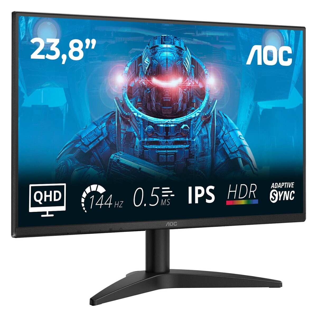 Monitors AOC Q24B36X 23.8" Black - foto 5