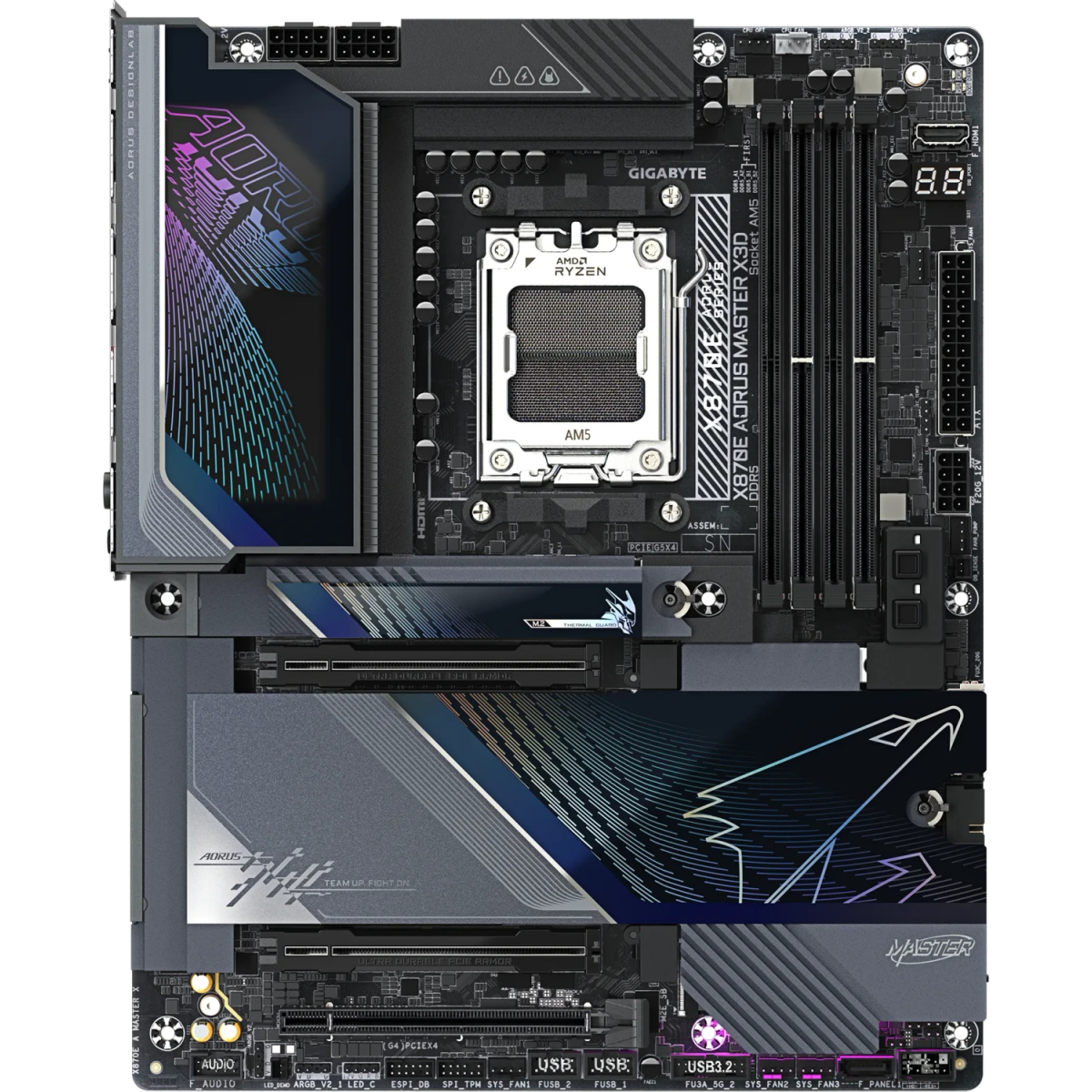 Pamatplate GIGABYTE X870E AORUS Master X3D Black (X870E A MASTER X)