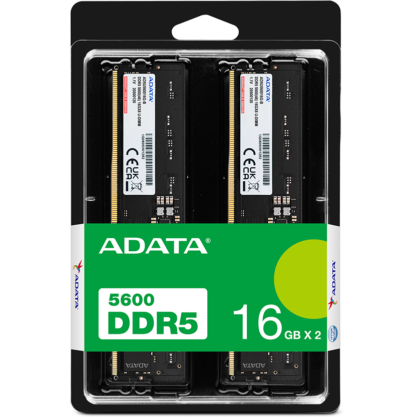 Mémoire vive 32GB DDR5 5600MHz ADATA (AD5U560016G-DT) (2x16GB KIT) - photo 2