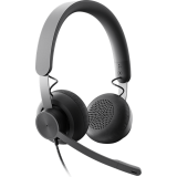 Casque Logitech Zone Wired Teams Graphite (981-000870)