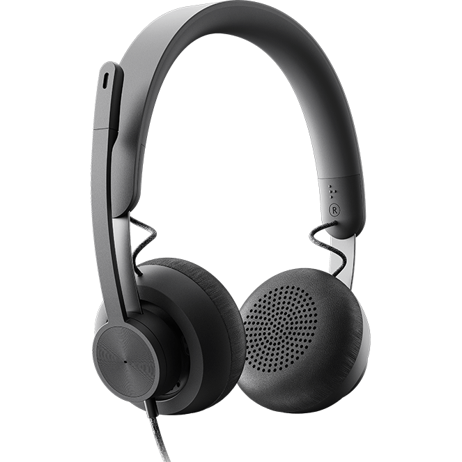 Casque Logitech Zone Wired Teams Graphite (981-000870) - photo 2
