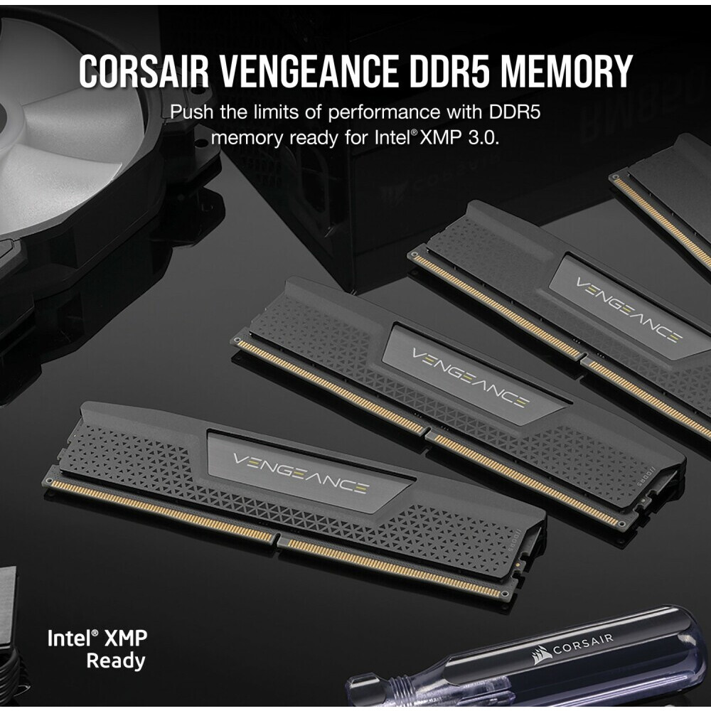 Mémoire vive 32GB DDR5 5200MHz Corsair Vengeance (CMK32GX5M2B5200C40) (2x16GB KIT) - photo 4