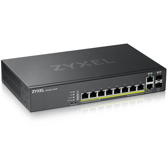 Commutateur (switch) Zyxel GS2220-10HP - GS2220-10HP-EU0101F