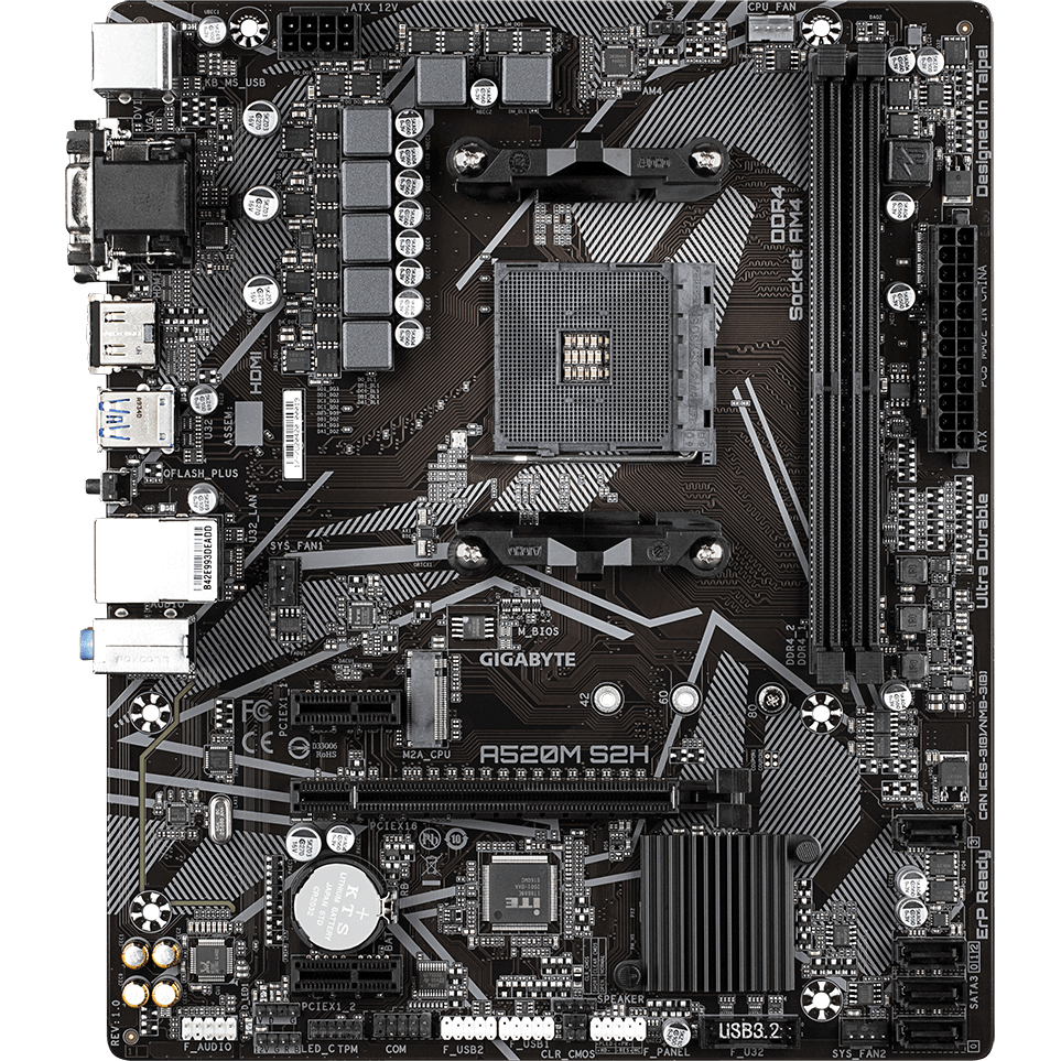 Carte mère Gigabyte A520M S2H
