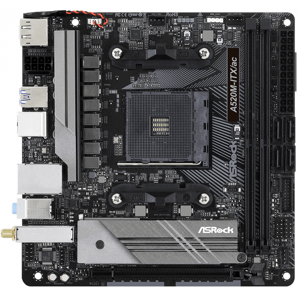 Carte mère ASRock A520M-ITX/AC