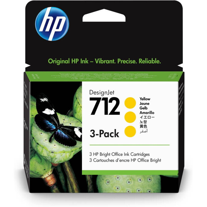 cartouche HP 3ED79A (№712) Yellow