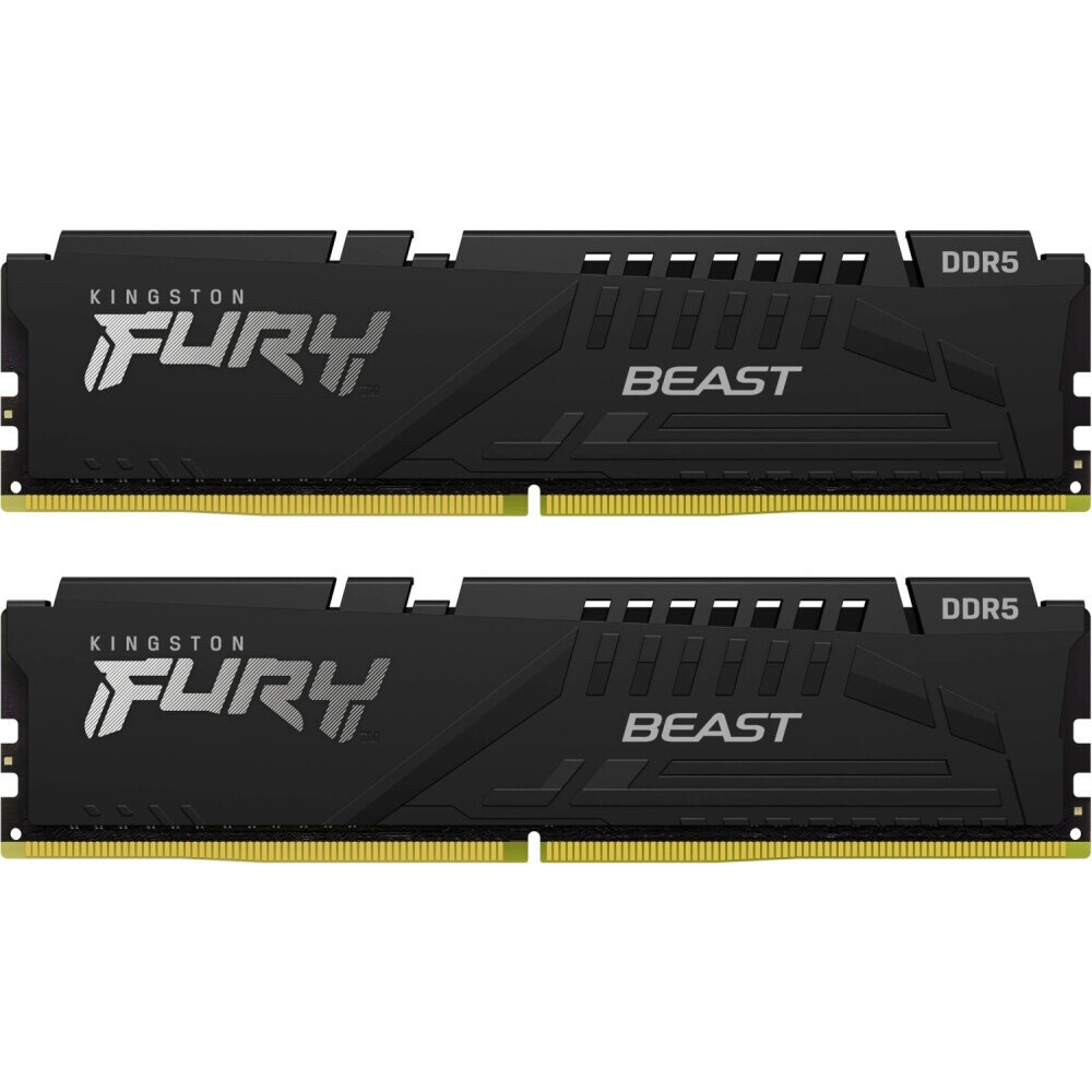 Mémoire vive 32GB DDR5 5600MHz Kingston Fury Beast (KF556C40BBK2-32) (2x16GB KIT)