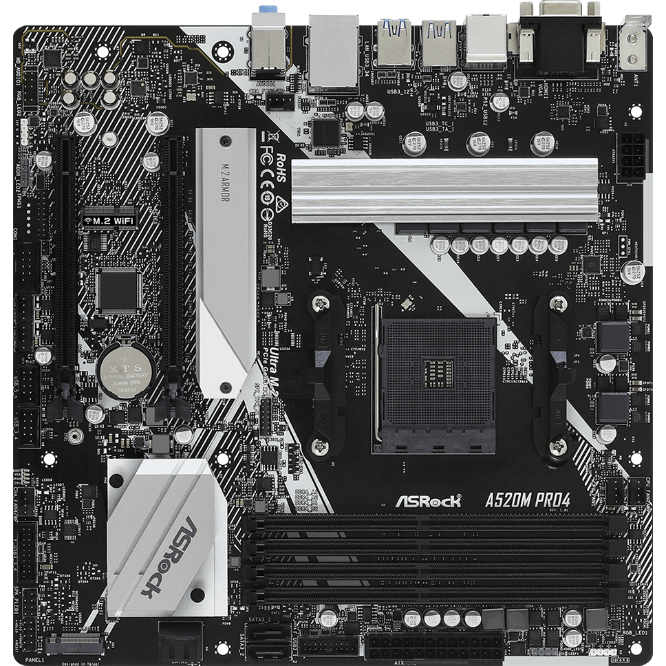 Carte mère ASRock A520M PRO4