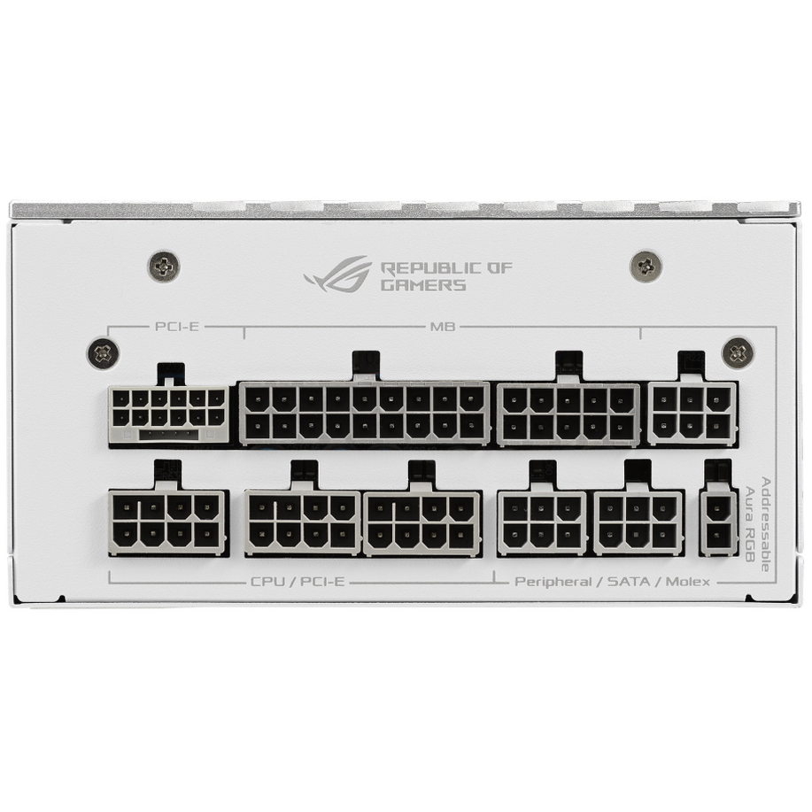 Alimentation électrique 850W ASUS ROG LOKI Platinum White (ROG-LOKI-850P-WHITE-SFXL-GAMING) - 90YE00N2-B0NA00 - photo 4