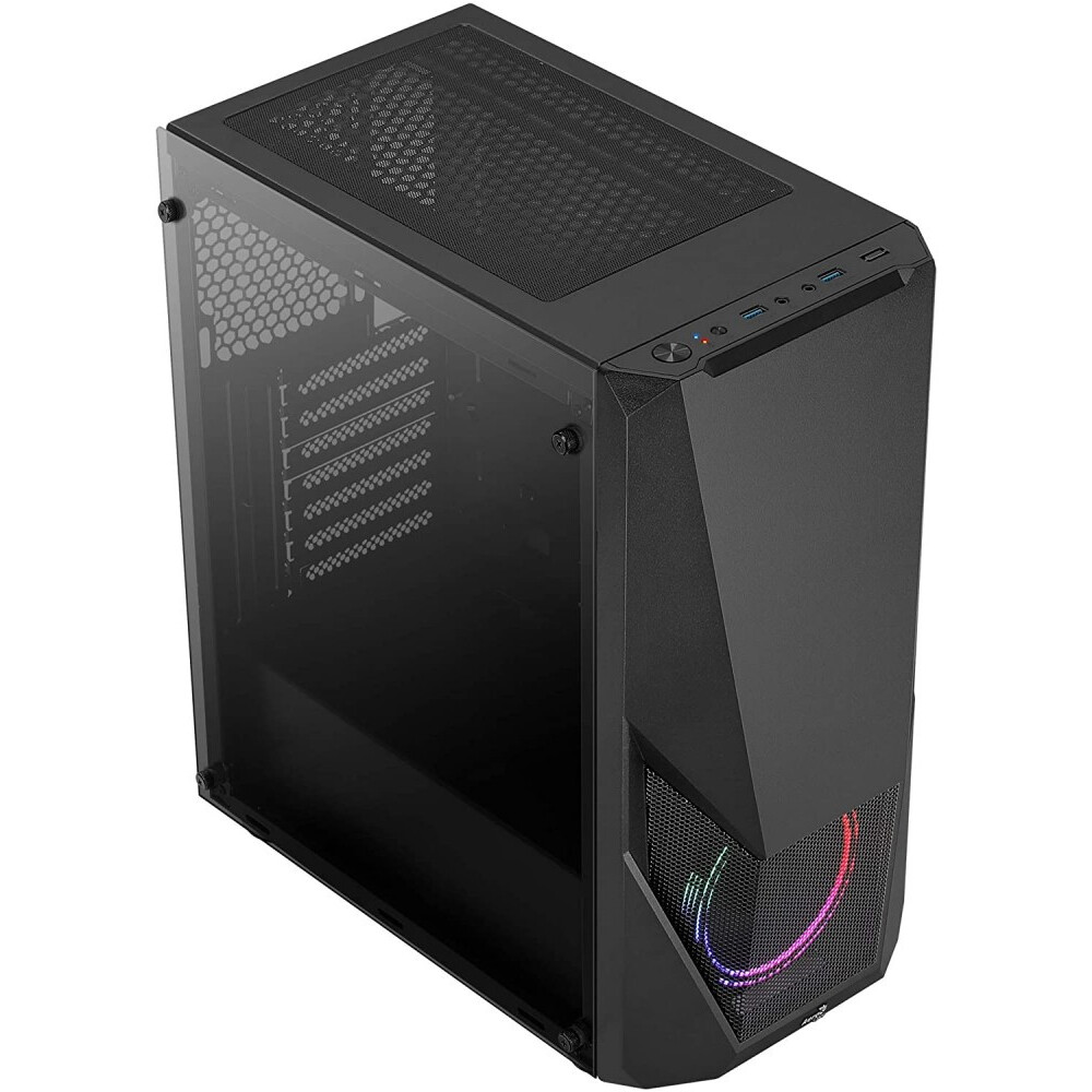 Boîtier AeroCool Zauron Saturn FRGB-G-BK-v1 Black - EN55244 - photo 2
