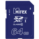 Atmiņas kartes 64Gb SD Mirex  (13611-SD10CD64)