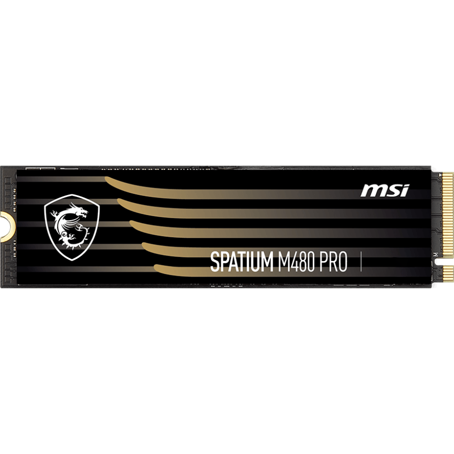 SSD interne 2TB MSI SPATIUM M480 PRO (SPATIUM M480 PRO PCIe 4.0 NVMe M.2 2TB) - S78-440Q600-P83