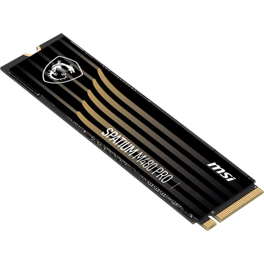 SSD interne 1TB MSI SPATIUM M480 PRO (SPATIUM M480 PRO PCIe 4.0 NVMe M.2 1TB) - S78-440L1G0-P83 - photo 2