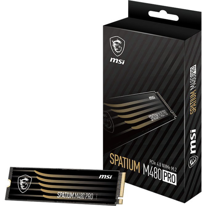 SSD interne 1TB MSI SPATIUM M480 PRO (SPATIUM M480 PRO PCIe 4.0 NVMe M.2 1TB) - S78-440L1G0-P83 - photo 5