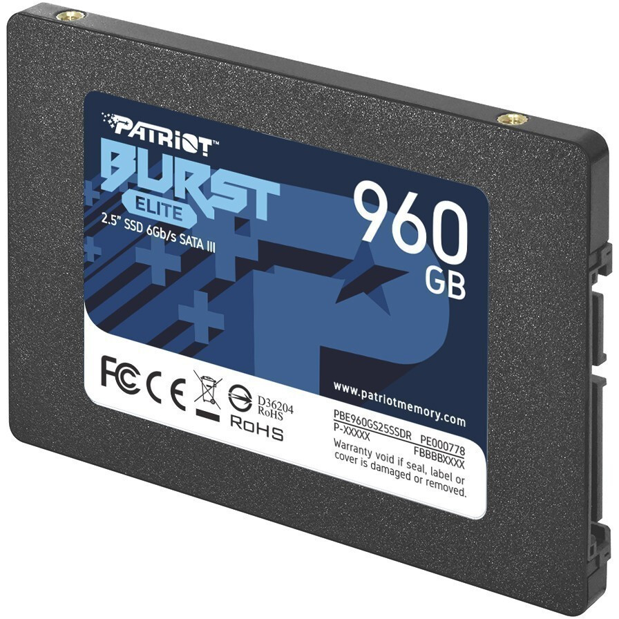 SSD de stockage 960GB Patriot Burst Elite (PBE960GS25SSDR)