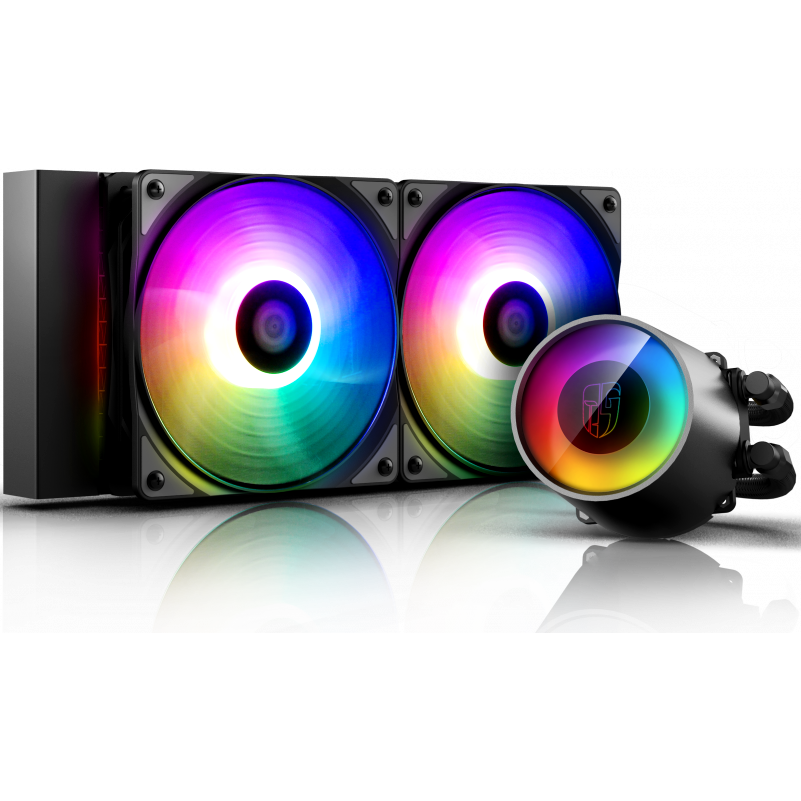 Système de refroidissement liquide DeepCool Castle 240 RGB V2 - DP-GS-H12AR-CSL240V2