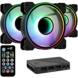 Ventilateur de boîtier AeroCool Mirage 12 ARGB Pro (3 pcs) (EN55978)