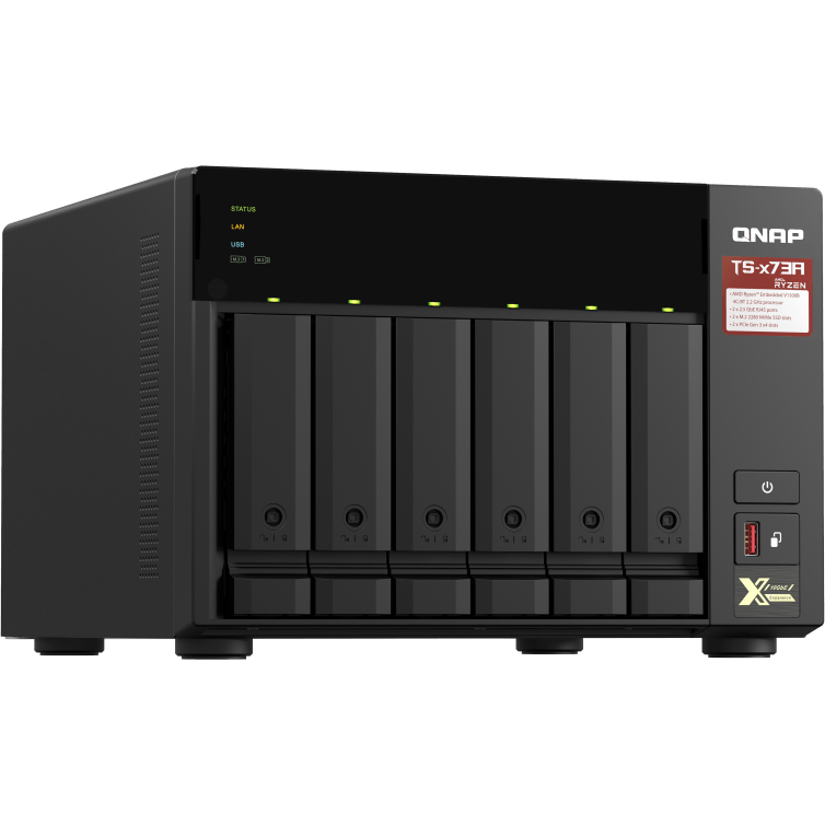 Stockage en réseau (NAS) QNAP TS-673A-8G - photo 2