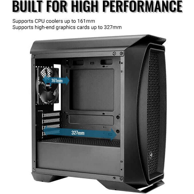 Boîtier AeroCool Aero One Mini Eclipse Black - EN52403/ACCS-PB18143.11 - photo 2