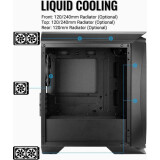 Boîtier AeroCool Aero One Mini Eclipse Black (EN52403/ACCS-PB18143.11)