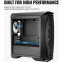 Boîtier AeroCool Aero One Mini Frost Black (Frost-G-BK-v1) - EN52380 - photo 2
