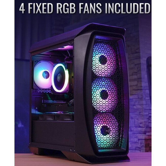 Boîtier AeroCool Aero One Mini Frost Black (Frost-G-BK-v1) - EN52380 - photo 4