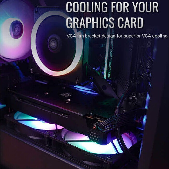Boîtier AeroCool Aero One Mini Frost Black (Frost-G-BK-v1) - EN52380 - photo 7