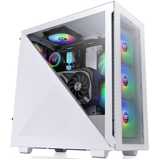 Boîtier Thermaltake Divider 300 TG Snow ARGB (CA-1S2-00M6WN-01)