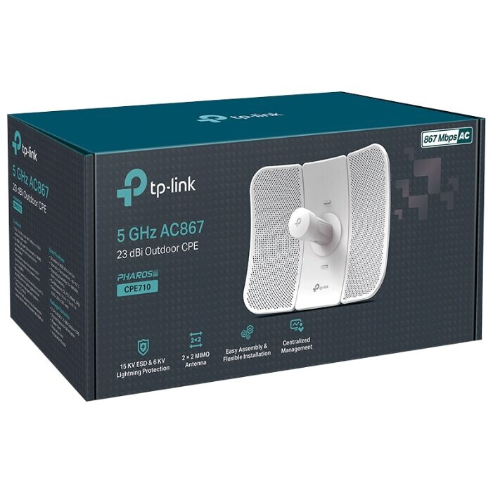 Wi-Fi piekļuves punkts TP-Link CPE710 - foto 3