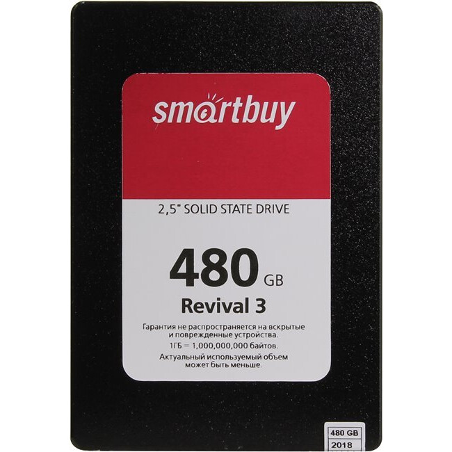 SSD 480Gb SmartBuy Revival 3 (SB480GB-RVVL3-25SAT3)