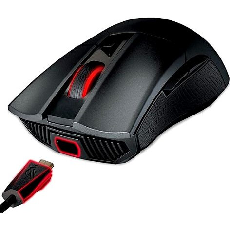 Pele ASUS ROG Gladius II Origin Black - 90MP00U1-B0UA00 - foto 2