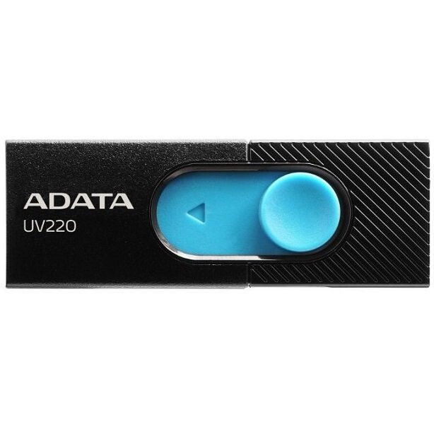USB zibatmiņa ADATA UV220 64Gb Black/Blue (AUV220-64G-RBKBL)