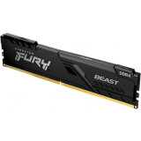Mémoire vive 16GB DDR4 3600MHz Kingston Fury Beast Black (KF436C18BB/16)