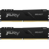 Mémoire vive 32GB DDR4 3200MHz Kingston Fury Beast (KF432C16BB1K2/32) (2x16GB KIT)