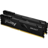 Mémoire vive 64GB DDR4 3200MHz Kingston Fury Beast Black (KF432C16BBK2/64) (2x32GB KIT)
