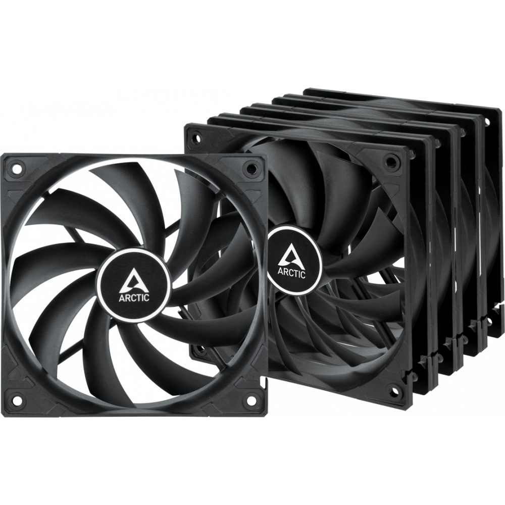 Ventilateur de boîtier Arctic F12 Black Value Pack (5 pcs) - ACFAN00248A