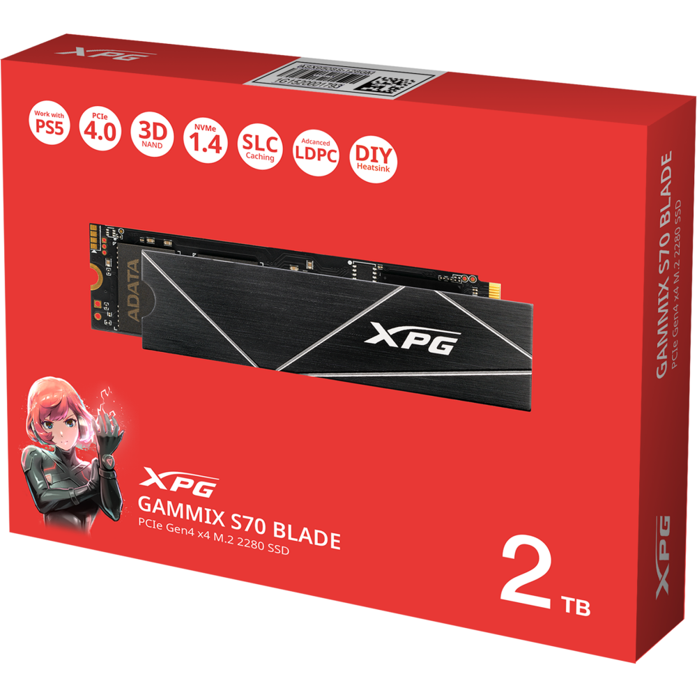 SSD interne 2TB ADATA XPG Blade S70 (AGAMMIXS70B-2T-CS) - photo 6
