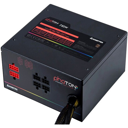Barošanas bloks Chieftec Photon 750W (CTG-750C-RGB) - foto 4