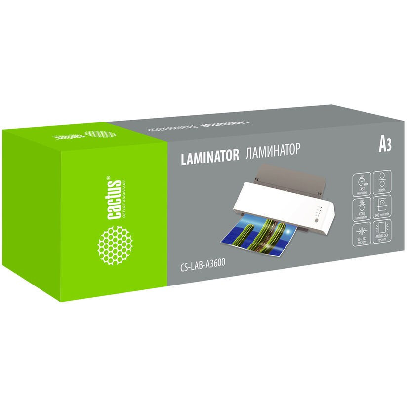 Laminātors Cactus CS-LAB-A3600 - foto 2