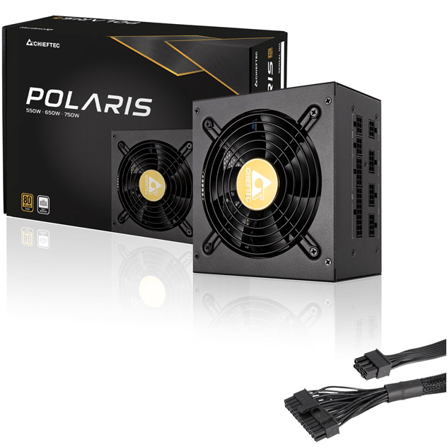 Barošanas bloks Chieftec Polaris 650W (PPS-650FC) - foto 4