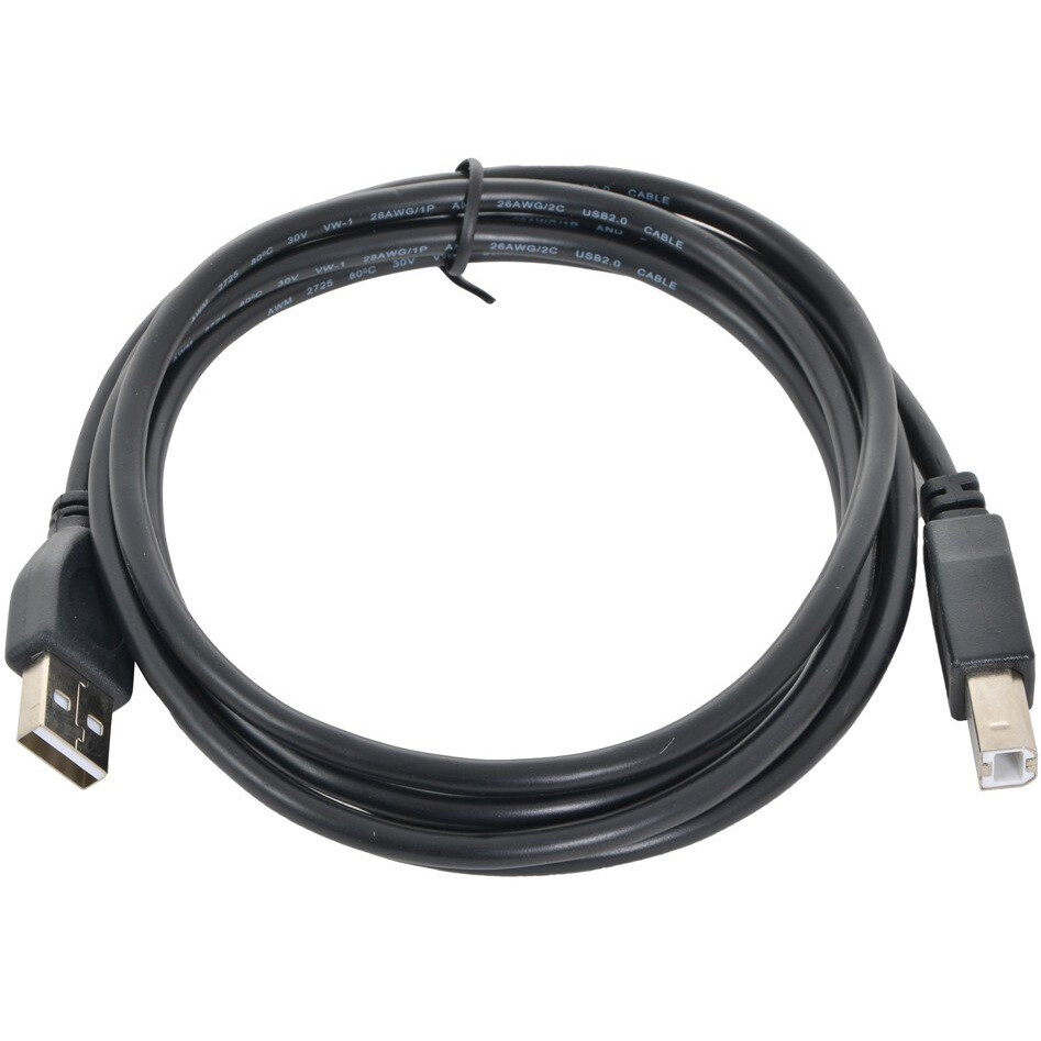 Câble USB A (M) - USB B (M), 1.8m, Gembird CCP-USB2-AMBM-6