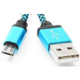 Kabelis USB - microUSB, 1m, Gembird CC-mUSB2bl1m