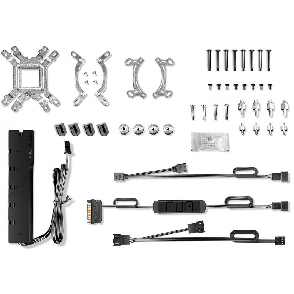 Šķidruma dzesēšanas sistēma DeepCool Gammaxx L240 A-RGB - DP-H12CF-GL240-ARGB - foto 5