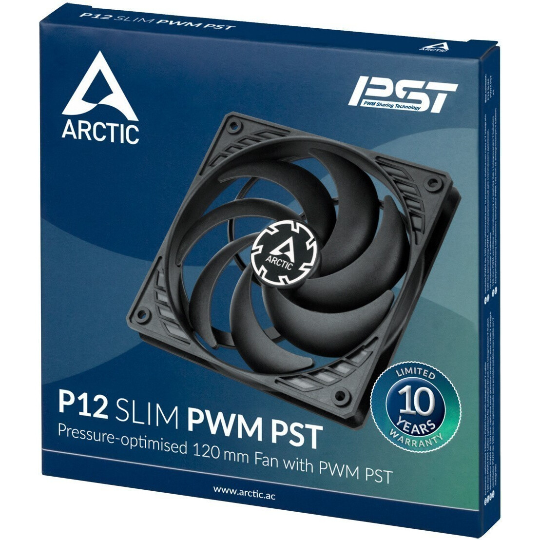 Ventilateur pour boîtier Arctic P12 Slim PWM PST - ACFAN00187A - photo 4