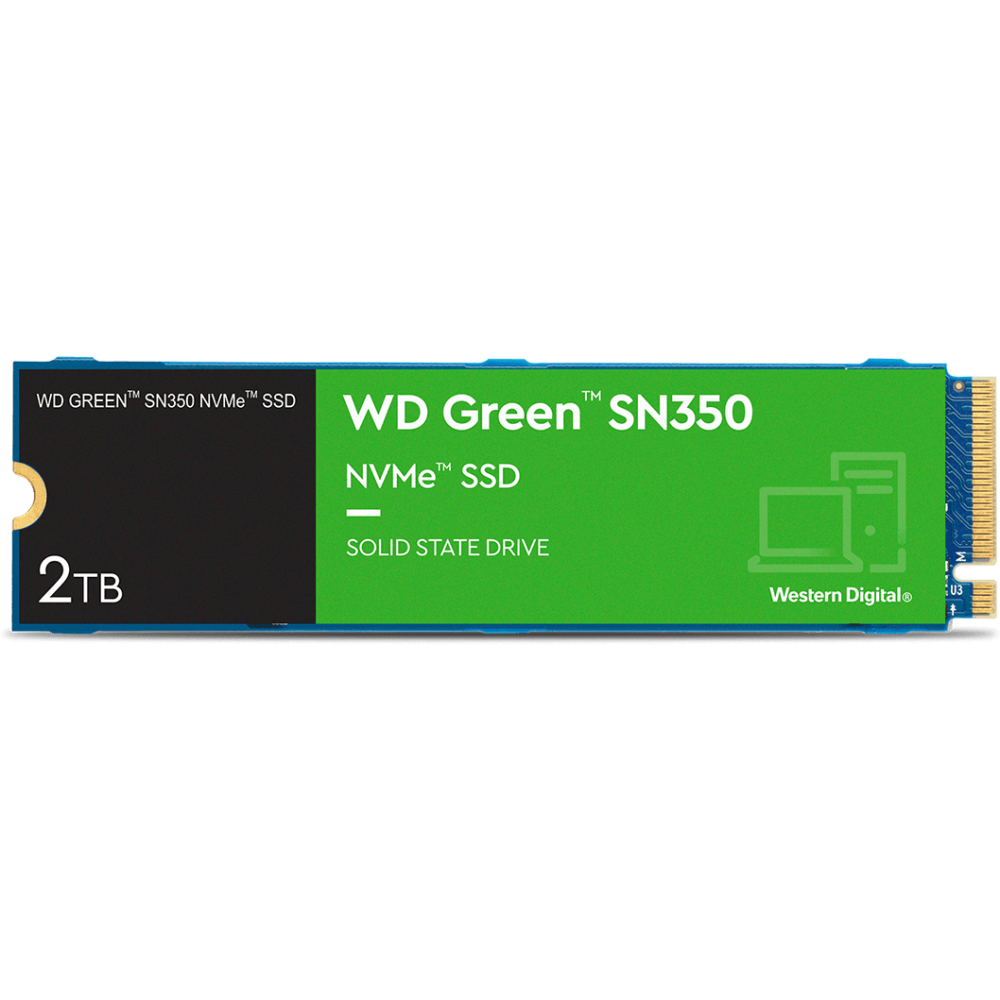 SSD interne 2TB WD Green SN350 (WDS200T3G0C)