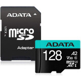Carte mémoire 128GB MicroSD ADATA Premier Pro + SD adapter (AUSDX128GUI3V30SA2-RA1)
